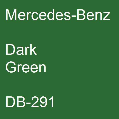 Mercedes-Benz, Dark Green, DB-291.